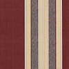 Fabric Color Brick Red/Sand Beige Stripes