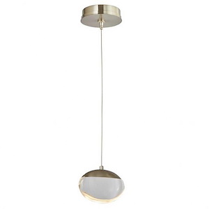Athena - 6W 1 LED Pendant with Driver-1.2 Inches Tall and 5 Inches Wide