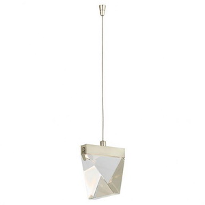 Atlas - 5W 1 LED Pendant with Cord and Uni-Jack Plug-3 Inches Tall and 3.4 Inches Wide