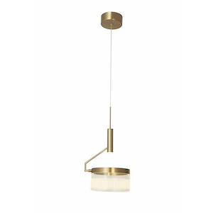 Fleming - 26W 2 LED Off-set Pendant-12 Inches Tall and 7.75 Inches Wide