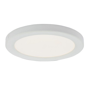 Trix - 12W 1 LED Slim Disc Flush Mount -0.5 Inches Tall and 7.5 Inches Wide