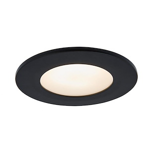 Button - 12W 1 LED Slim Disc Flush Mount -0.2 Inches Tall and 4.5 Inches Wide