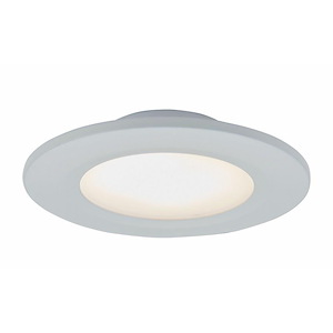 Button - 12W 1 LED Slim Disc Flush Mount -0.2 Inches Tall and 4.5 Inches Wide - 1308669