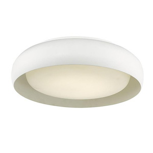 Euphoria - 20W 1 LED Flush Mount-4.1 Inches Tall and 15 Inches Wide