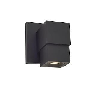 Optics - 6W 1 LED Down Wall Washer-4 Inches Tall and 4.72 Inches Wide - 1308708