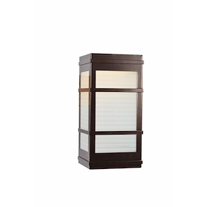 Metropolis-15W 1 LED Small Outdoor Wall Mount in Contemporary Style-5.85 Inches Wide by 12 Inches Tall - 711524