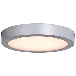 Ulko-14W 1 LED Outdoor Round Medium Flush Mount in Contemporary Style-7 Inches Wide by 1 Inches Tall - 616385