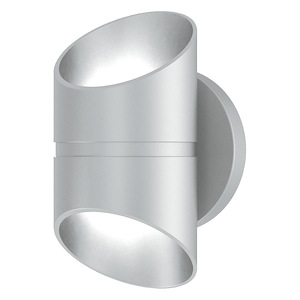 Marino - 24W 2 LED Outdoor Wall Mount In Contemporary Style-8 Inches Tall and 4.75 Inches Wide
