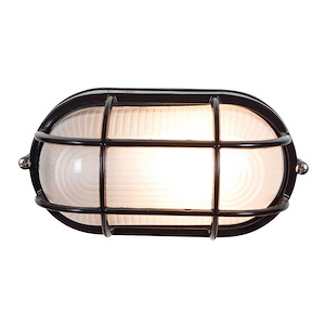 Nauticus-One Light Wall Fixture-11 Inches Wide by 6.5 Inches Tall - 125073