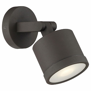Zone - 6W 1 LED Outdoor Wall Mount In Contemporary Style-7.5 Inches Tall and 4.5 Inches Wide
