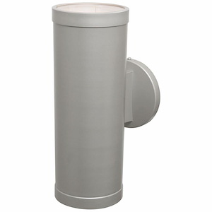 Poseidon-Two Light Outdoor Wallwasher-4.75 Inches Wide by 12 Inches Tall