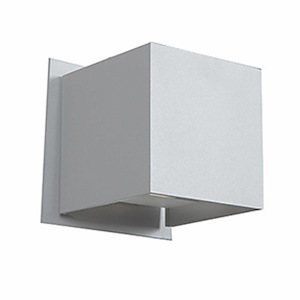 Square-6W 2 LED Marine Grade Wall Mount-4.25 Inches Wide by 4.25 Inches Tall