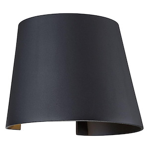 Cone-Outdoor Wall Sconce in Transitional Style-7.5 Inches Wide by 6 Inches Tall