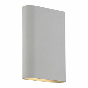 Lux - 12W 2 LED Bi-Directional Wall Sconce-8 Inches Tall and 6.25 Inches Wide - 1299688