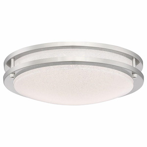 Sparc-20W 1 LED Flush Mount in Contemporary Style-14 Inches Wide by 4 Inches Tall