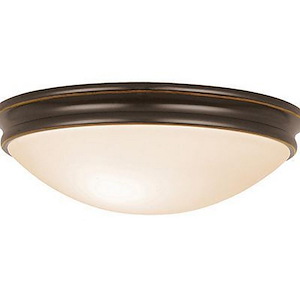 Atom-15W 1 LED Flush Mount-12.5 Inches Wide by 3.5 Inches Tall - 478155