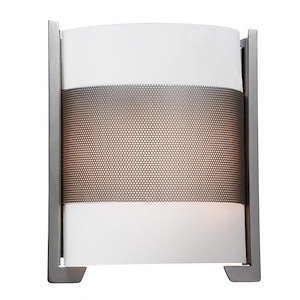 Iron-Wall Sconce in Transitional Style-10 Inches Wide by 11.75 Inches Tall