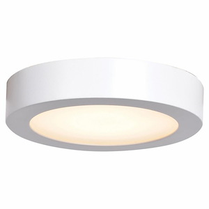 Ulko Exterior-Small Outdoor Flush Mount in Transitional Style-7 Inches Wide by 1 Inches Tall - 936739
