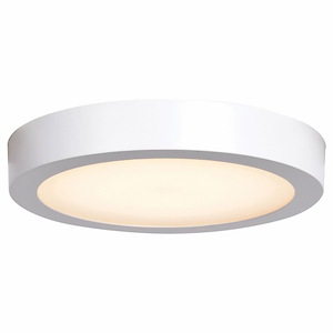 Ulko Exterior-Large Outdoor Flush Mount in Transitional Style-9 Inches Wide by 1 Inches Tall - 936750