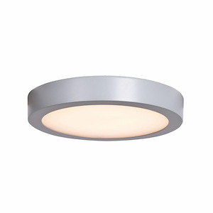 Strike 2.0-16W 1 LED Round Flush Mount-9.5 Inches Wide by 1.5 Inches Tall