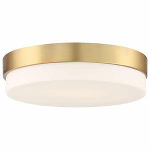 Roma - 30W 1 LED Large Flush Mount In Contemporary Style-3 Inches Tall and 14 Inches Wide - 1265364