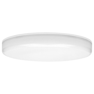 Infinite - 35W 1 LED Frameless Large Flush Mount In Modern Style-1.5 Inches Tall and 16 Inches Wide - 1283900