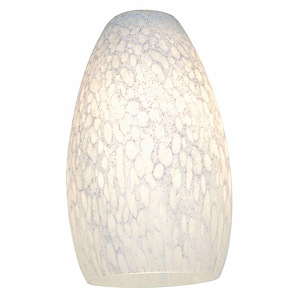 Inari Silk-Glass Pendant Shade-5 Inches Wide by 9 Inches Tall - 758472
