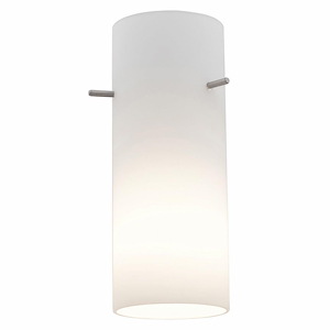 Cylinder - Pendant Glass Shade In Contemporary Style-10 Inches Tall and 4 Inches Wide - 136614