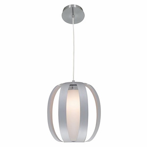 Helix-One Light Pendant-10.75 Inches Wide By 18 Inches Tall