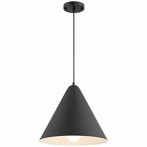 Ford - 10W 1 LED Pendant In Contemporary Style-12.5 Inches Tall and 14.25 Inches Wide - 1299596