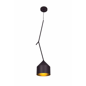 Pizzazz-10W 1 Led Oblong Pendant In Modern Style-8.25 Inches Wide By 38 Inches Tall - 1207267