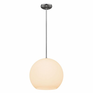 Nitrogen-Large Ball Pendant In Transitional Style-14 Inches Wide By 12 Inches Tall