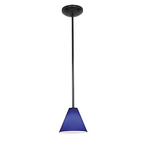 Martini-11W 1 LED Rod Pendant-7 Inches Wide by 6 Inches Tall - 520749