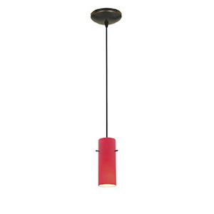 Cylinder - One Light Pendant (Cord Hung) - 1020757