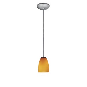 Sherry-12W 1 LED Rod Pendant-4.5 Inches Wide by 6 Inches Tall - 520803