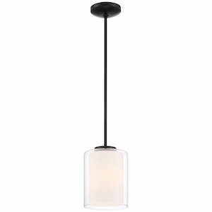 Seville - 1 Light Pendant In Modern Style-9.5 Inches Tall and 7 Inches Wide - 1283957