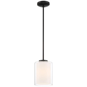 Seville - 1 Light Pendant In Modern Style-9.5 Inches Tall and 7 Inches Wide