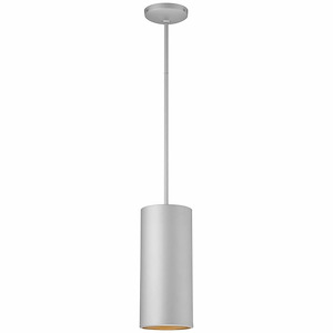 Pilson XL - 1 Light Tall Pendant with Rigid Stem In Modern Style-10.5 Inches Tall and 6 Inches Wide - 1283906