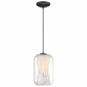 I-Biza-10W 1 Led Pendant In Contemporary Style-7 Inches Wide By 11.5 Inches Tall