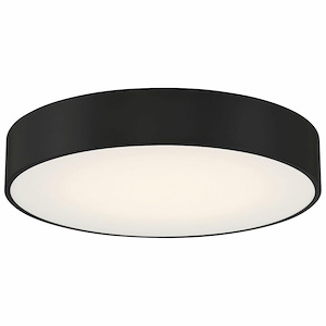 Como - 16W 1 LED Flush Mount In Transitional Style-4 Inches Tall and 13.75 Inches Wide