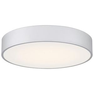 Como - 24W 1 LED Flush Mount-4 Inches Tall and 17.75 Inches Wide