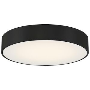 Como - 9W 1 LED Flush Mount-4 Inches Tall and 17.75 Inches Wide