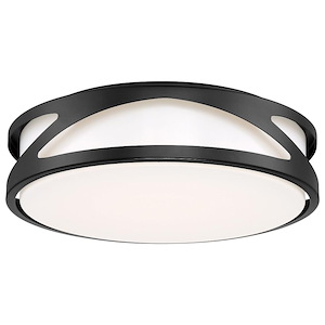 Lucia - 16W 1 3CCT LED Flush Mount-4 Inches Tall and 13.75 Inches Wide
