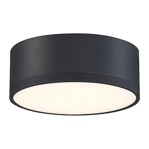 Beat-Flush Mount in Transitional Style-6.75 Inches Wide by 2.25 Inches Tall