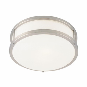 Conga Flush Mount-12 Inches Wide by 4.5 Inches Tall