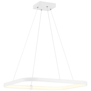 Ravello - 30W 1 LED Pendant In Contemporary Style-1 Inches Tall and 24 Inches Wide - 1265388