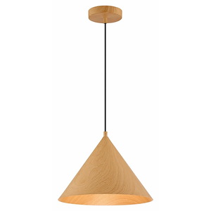 Timber-Pendant In Transitional Style-12.75 Inches Wide By 10.5 Inches Tall