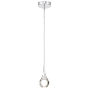 Georgia - 8W 1 LED Pendant-9.25 Inches Tall and 4 Inches Wide