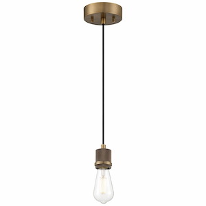 Port Nine Bare Martini - 7W 1 LED Pendant In Industrial Style-7.75 Inches Tall and 2.25 Inches Wide