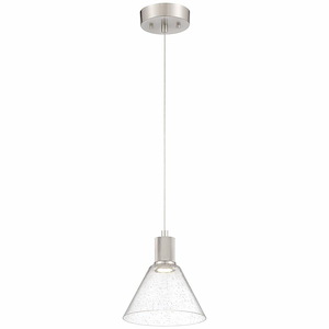 Port Nine - 9W 1 LED Pendant In Transitional Style-8.5 Inches Tall and 8 Inches Wide - 1265418
